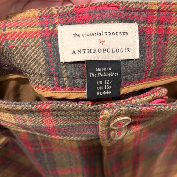 Anthropologie Essential Plaid Trousers - Picture 9 of 9